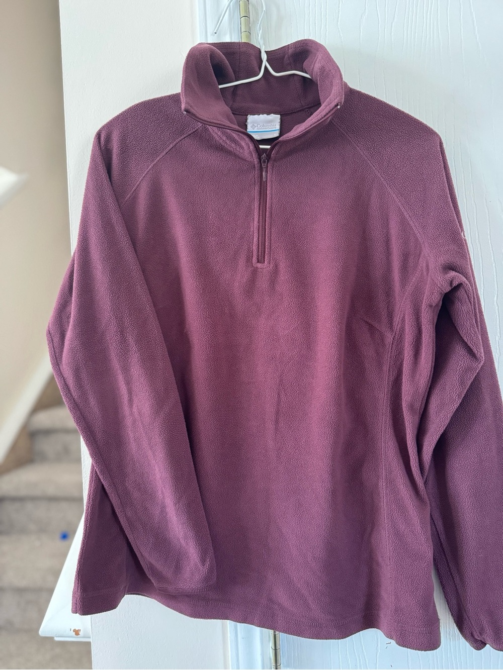 Columbia Women’s Quarter-Zip Fleece Pullover - Plum